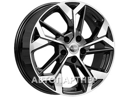 K&K KC1062 6.5x17 5x114.3 ET37 66.6 Алмаз черный Jolion